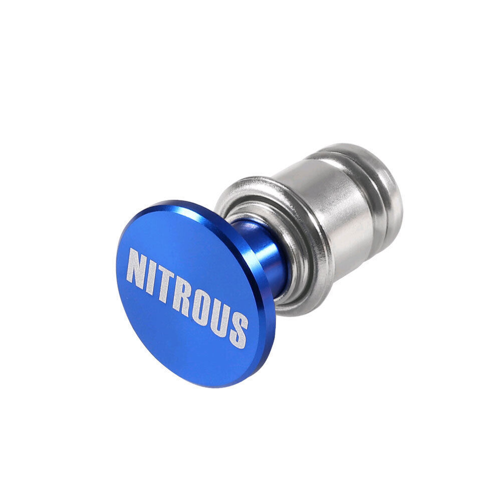 NITROUS Button Car Cigarette Lighter Aluminum Car Cigarette Lighter Accessories