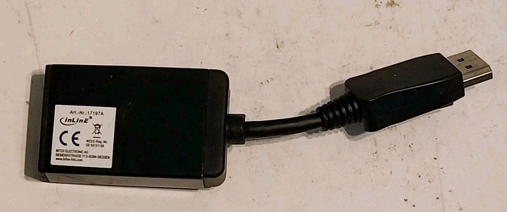 17197A INLINE - Videoadapter - DisplayPort (M) zu HD-15 (VGA) (W) - DisplayPort