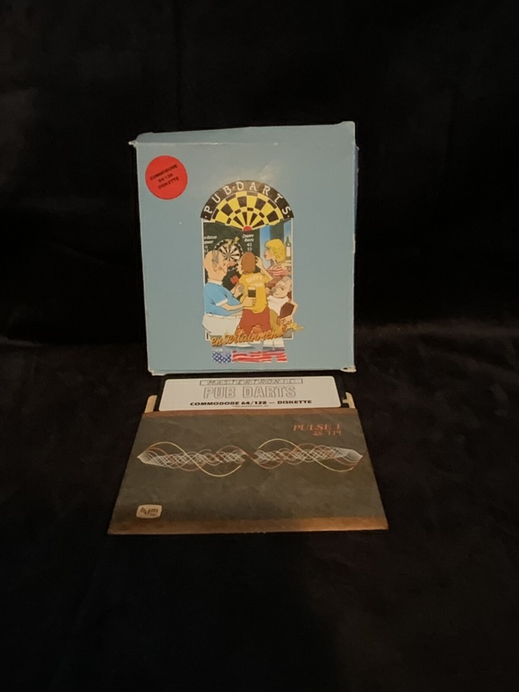 Pub Darts Mastertronic Commodore 64 1985 Good Condition