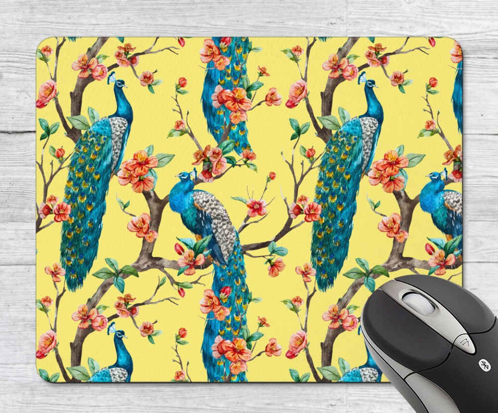 Peacocks Mouse Pad