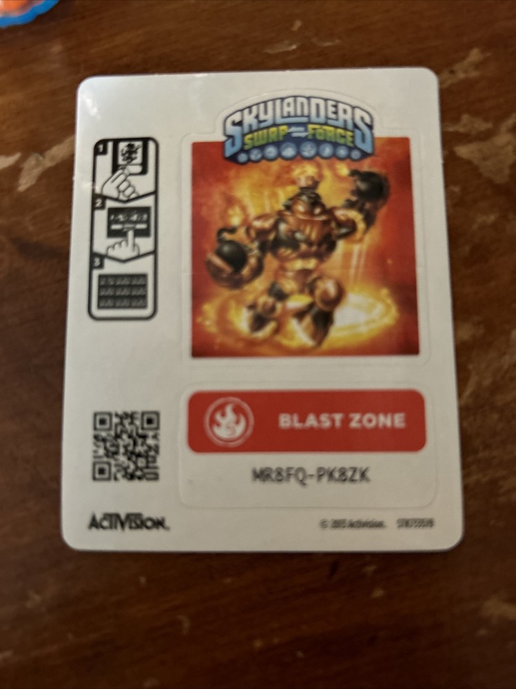 Skylanders Swap-Force BLAST ZONE Figure Blue