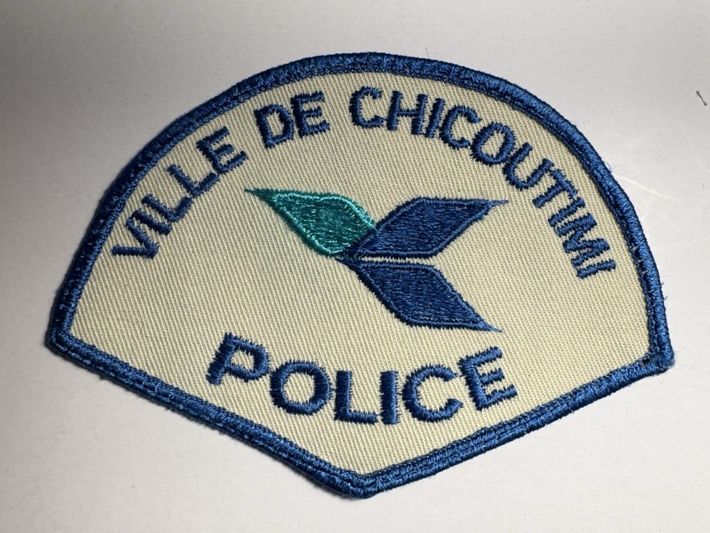 Ville De Chicoutimi Quebec Police Patch
