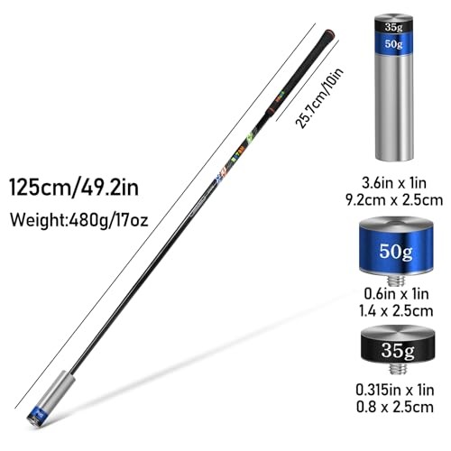 Golf Swing Trainer Aid for Indoor Practice Speed Training, Warm up Stick