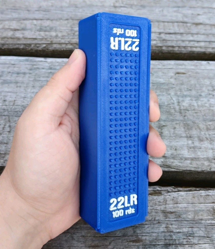 22LR Ammo Box 100rd Capacity (3 Pack)