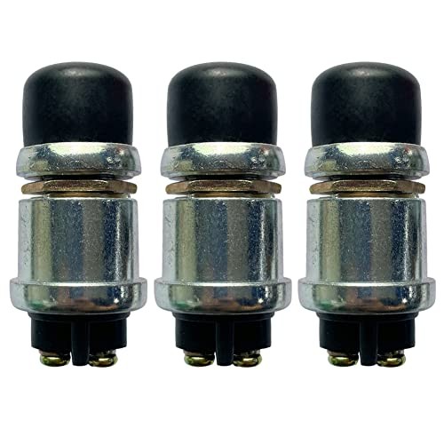 Push Button Momentary Starter Switch, Heavy Duty Momentary Switch for Black