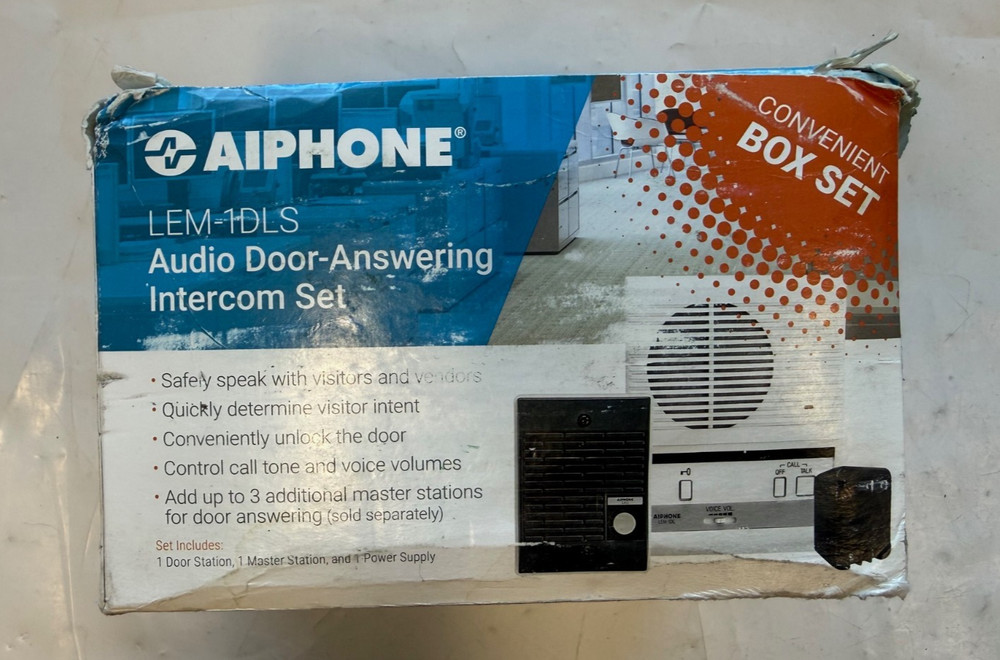 Aiphone LEM-1DLS- AUDIO DOOR ANSWERING INTERCOM SET
