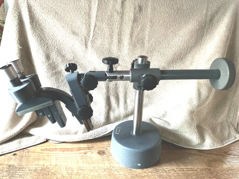 Vintage Bausch & Lomb boom microscope 1950