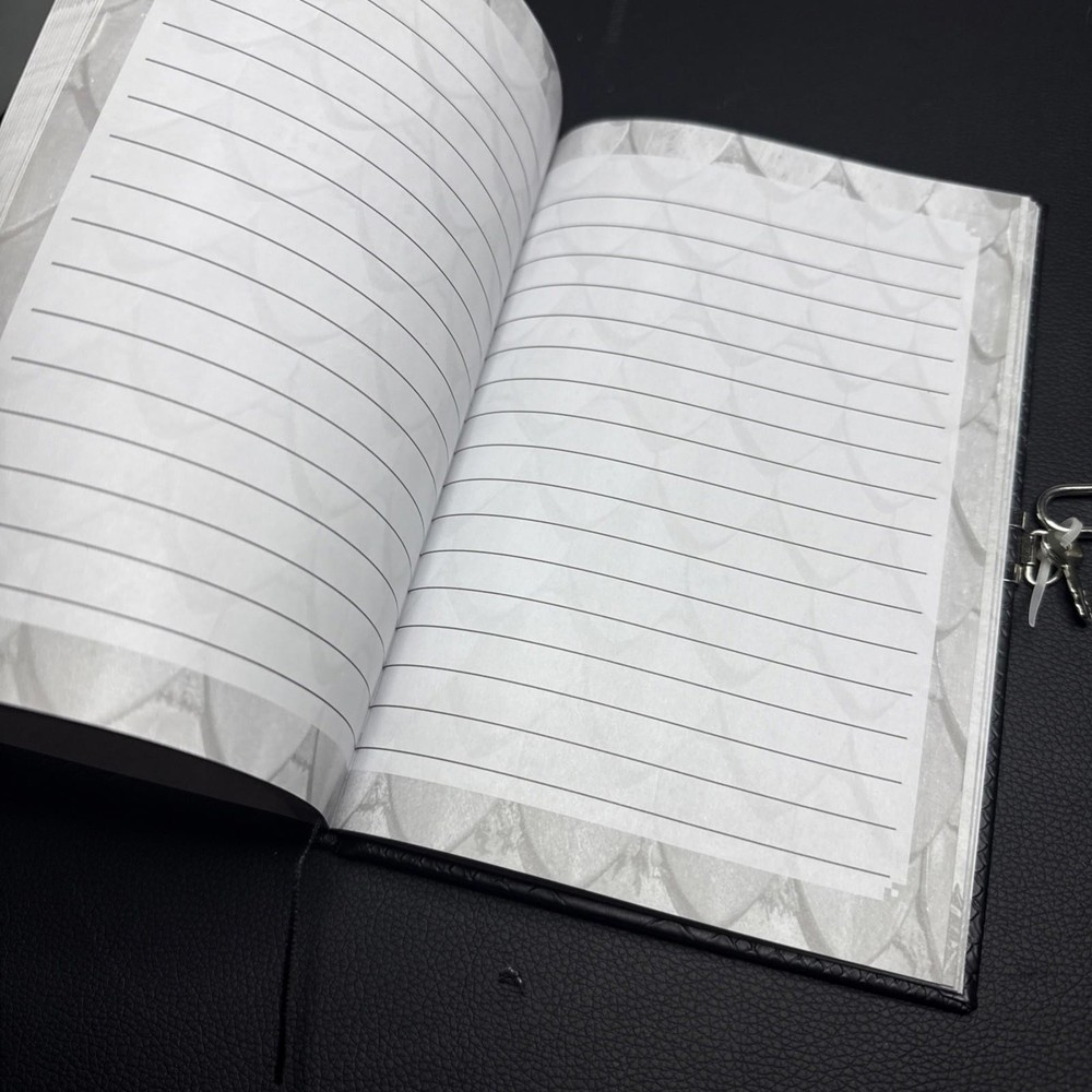Boys Diary Mortal Kombat W/lock & Key Dragon