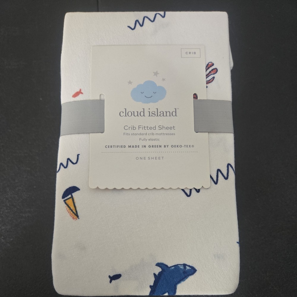 Cloud Island Fitted Crib Sheet Nautical theme One Sheet NWT