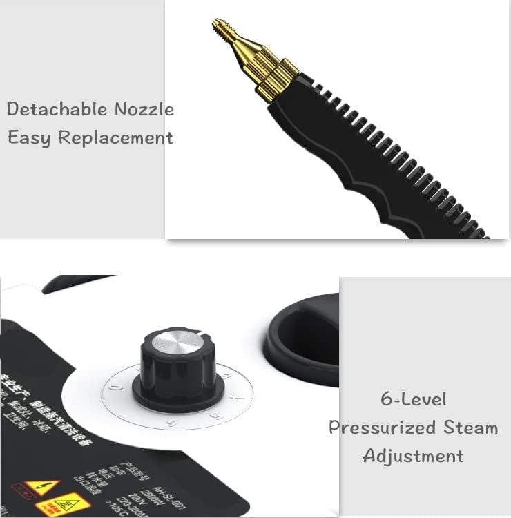 High Temperature Pressurized Steam Cleaner, 2500W Handheld Small multi