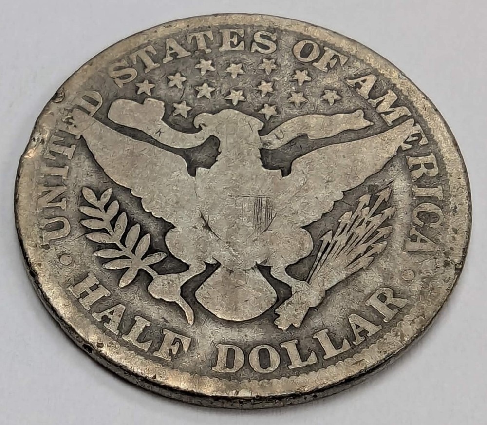 1892 Barber Half Dollar US Coin