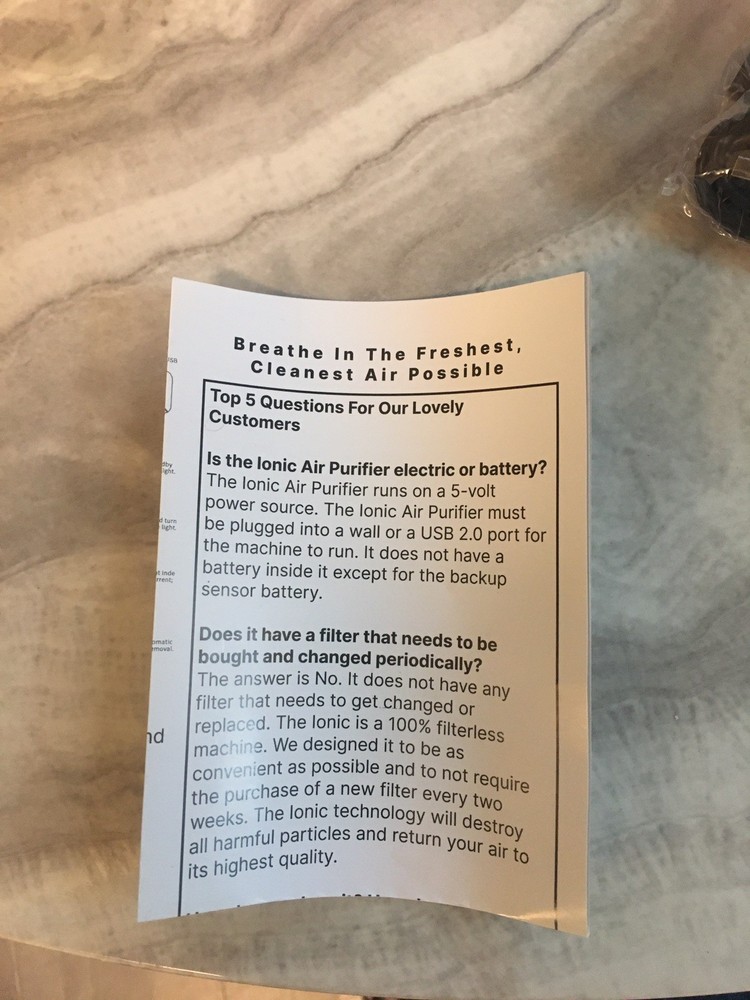 LAB CHARGE Labcharge Best Ionic AIR PURIFIER Untested FAST SHIPPING