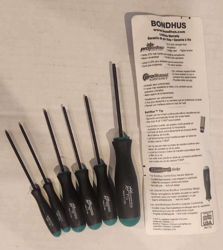 Bondhus Ball Torx Set 90132