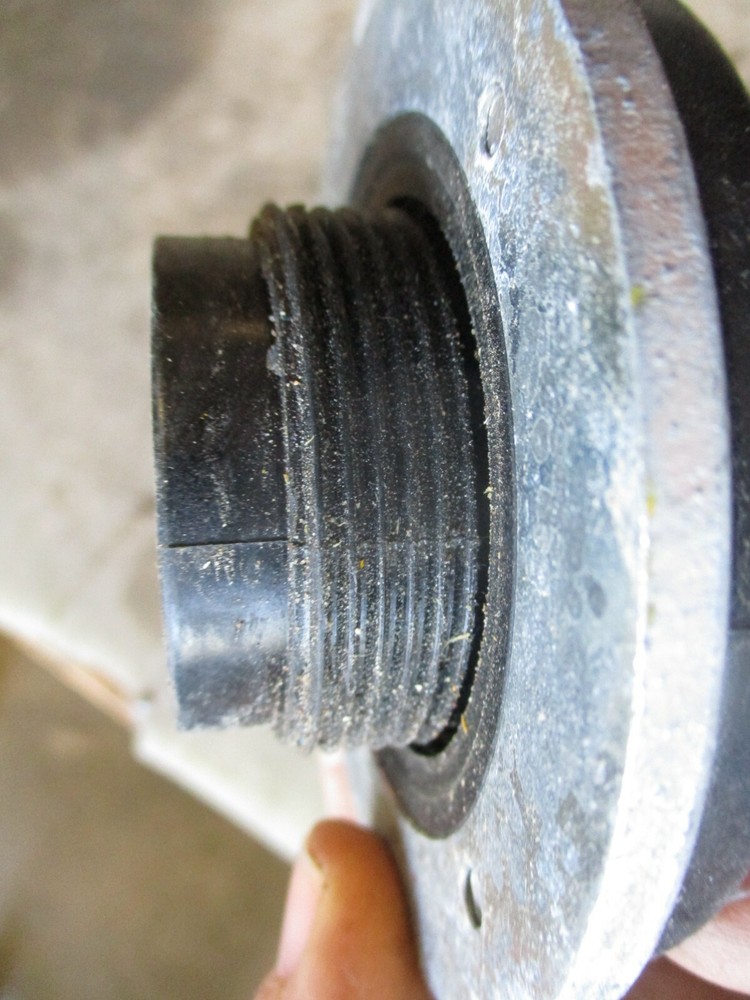 Used Plastic Lifting Hook for Artillery or Mortar Shell, 2" Dia Threads