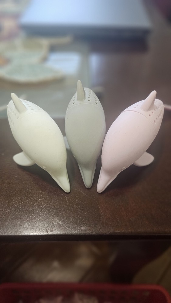 3 Pc Dolphing Silicone Tea Infuser Steeper Tea Strainer Tea Lovers Gift