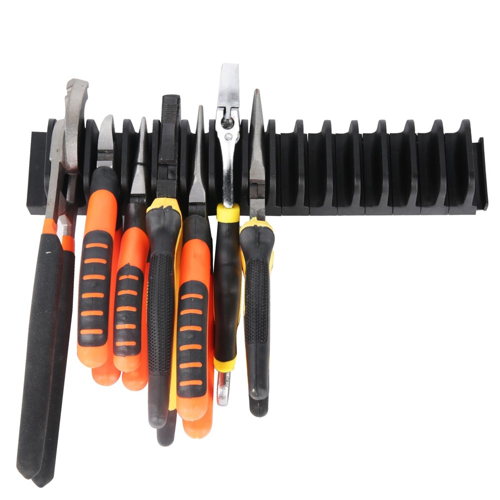 12 PCS Plier Organizer for Toolbox & Tool Drawer, Magnetic Black