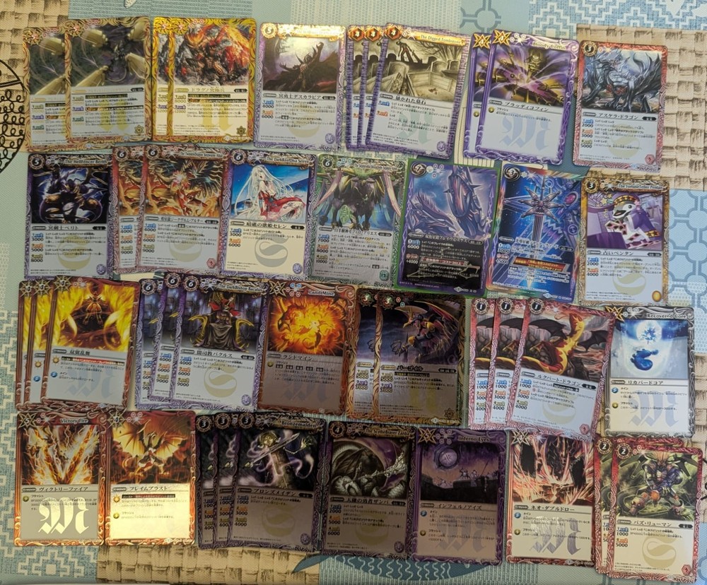 JP Battle Spirits Cards - Mixed Deck (As Pictured)