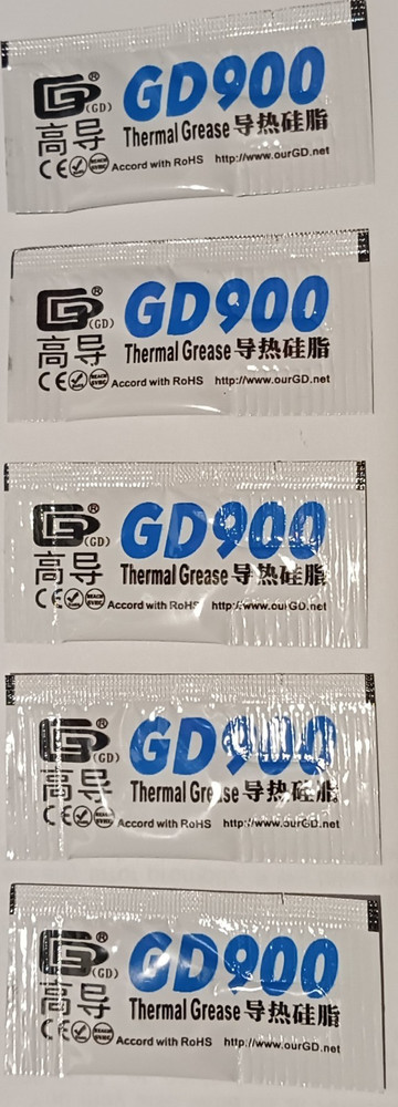 Thermal Paste for CPU GPU 5 packets GD900 Free Shipping