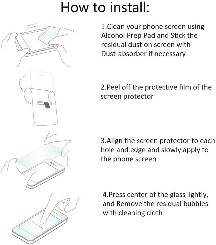 [2-Pack] Tempered GLASS Screen Protector for Apple iPad 7th Generation 2019 10.2