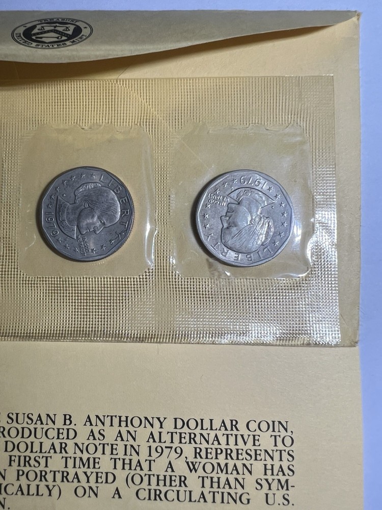 1979 susan b anthony dollar Souvenir Set