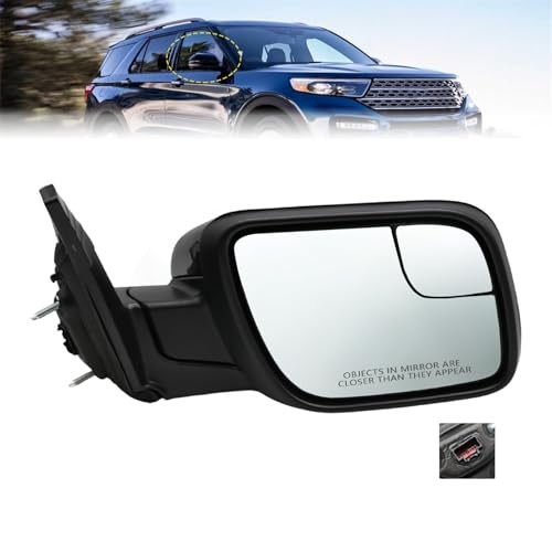 Passenger Side Mirror Assembly Compatible with 2011-2019 Explorer Side Right