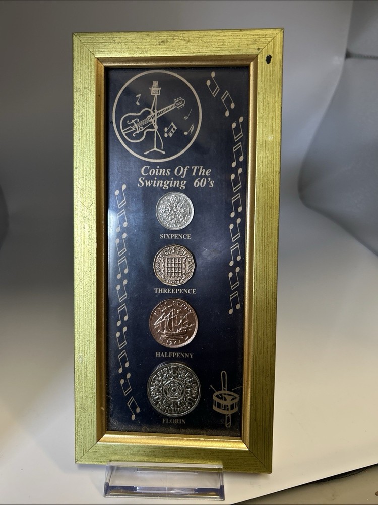 British Coins from the Swinging 60s (Framed)