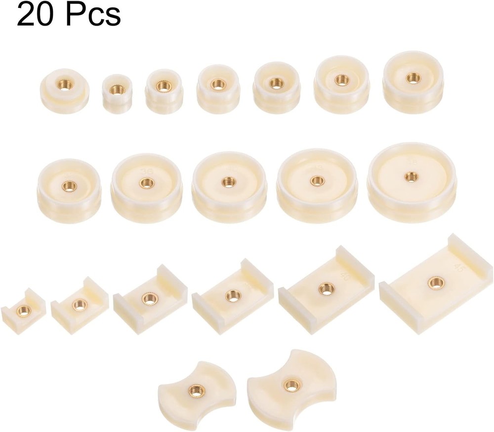 HARFINGTON 20pcs Watch Case Press Die Kit, Back Nylon Fitting...