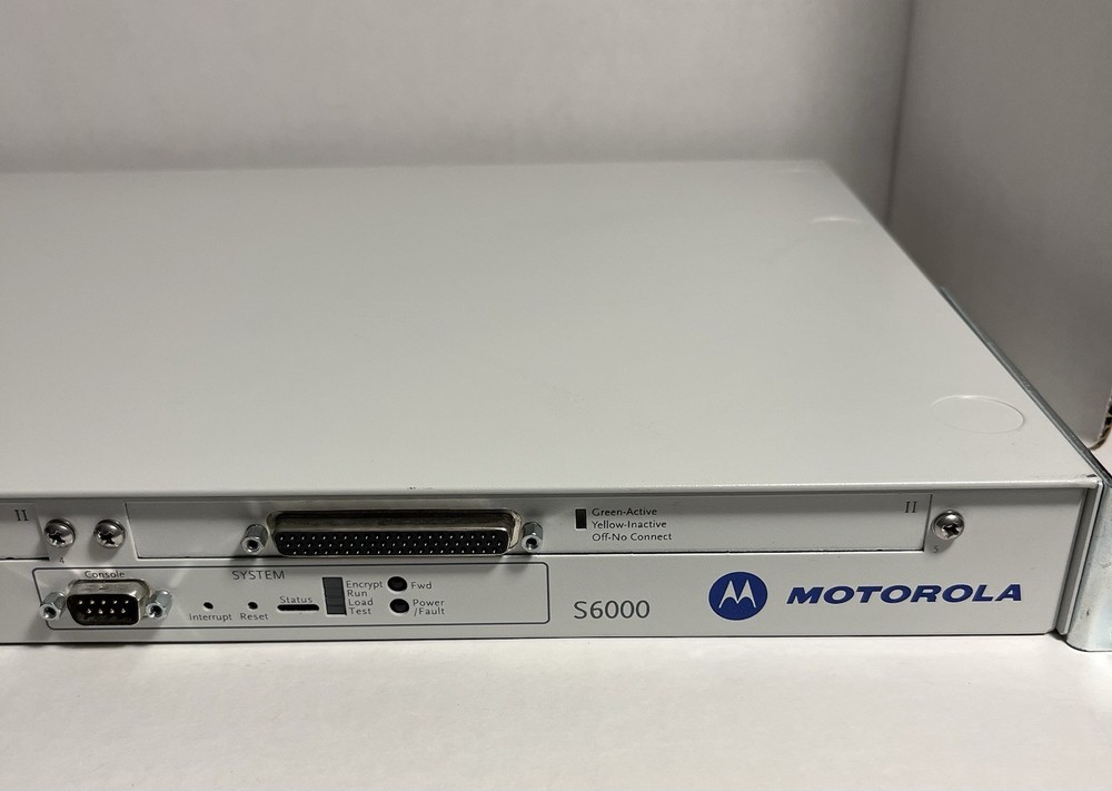 Motorola S6000 ST6000C-S6000 Multi-Protocol Router CLN1780L