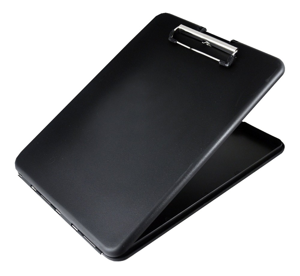 Saunders SlimMate Plastic Storage Clipboard with Snap Closure– Lightweight Po...