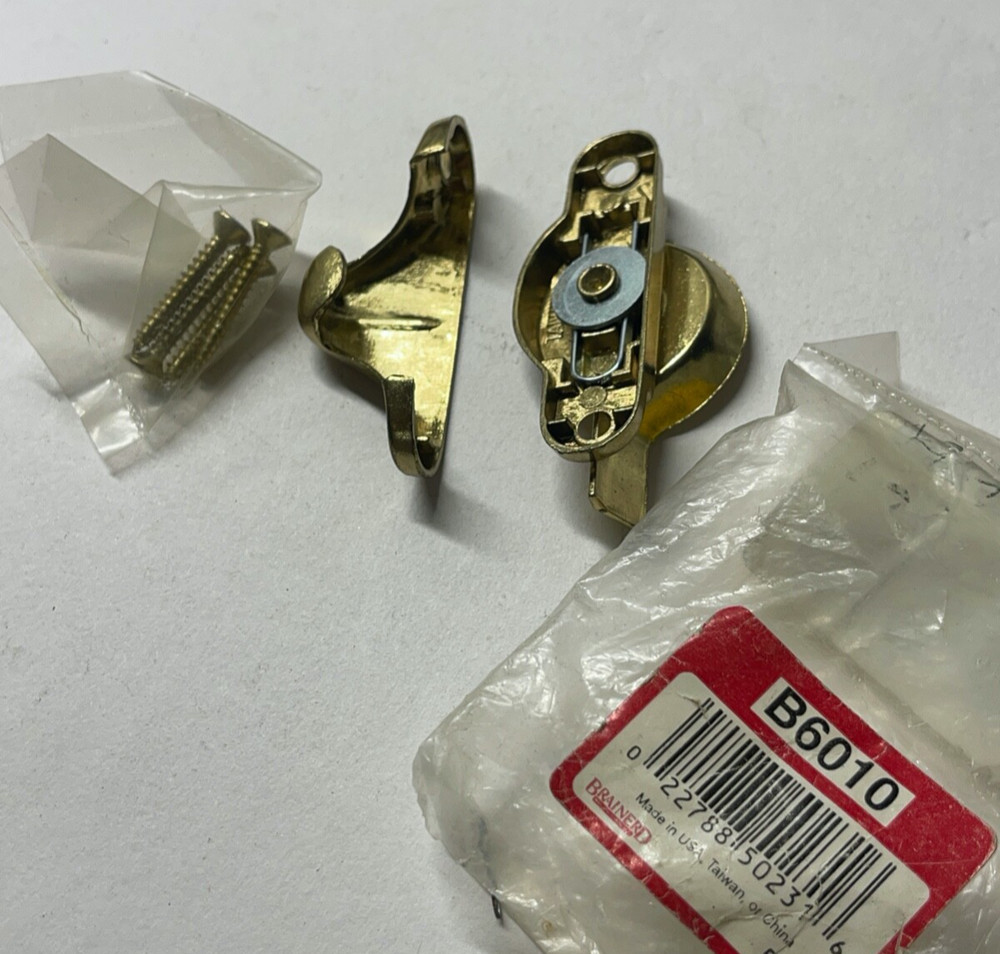 Brainerd B6010 gold brass Double Hung Window Sash Locks
