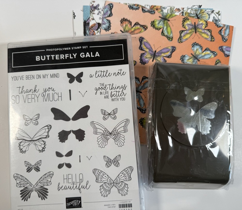 Butterfly Gala Stamp/punch bundle - New