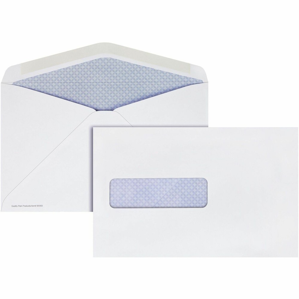 Quality Park QUA90063 Postage Saving Window Envelopes #10 9.5"x6" White
