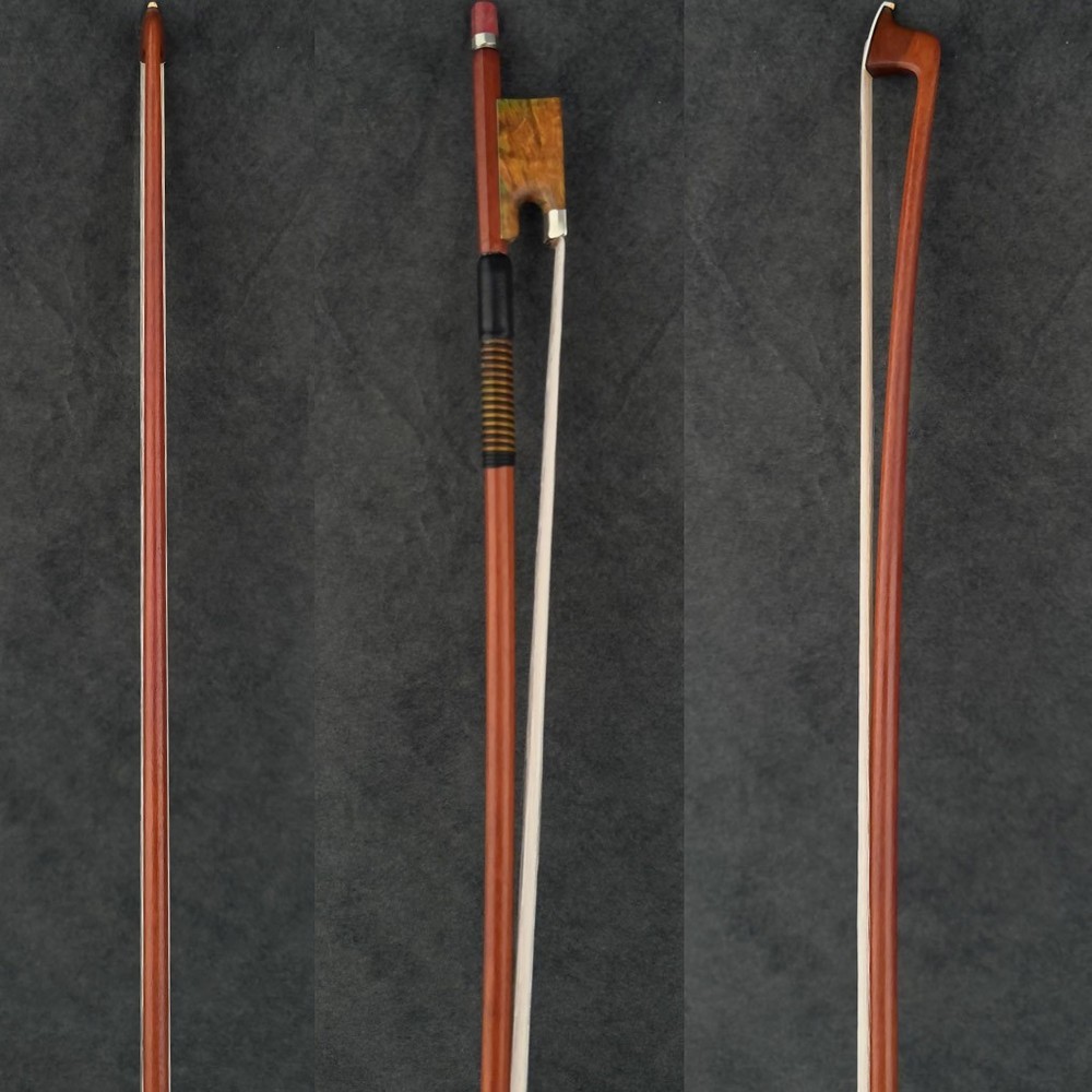 E.SARTORY Copy Pro Master Pernambuco Violin Bow 4/4 Maple Frog Nickle Light 58g