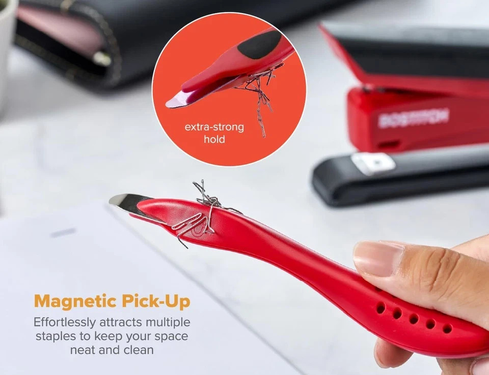 Office Professional Magnetic Easy Staple Remover Tool - Staple Puller Stick f...