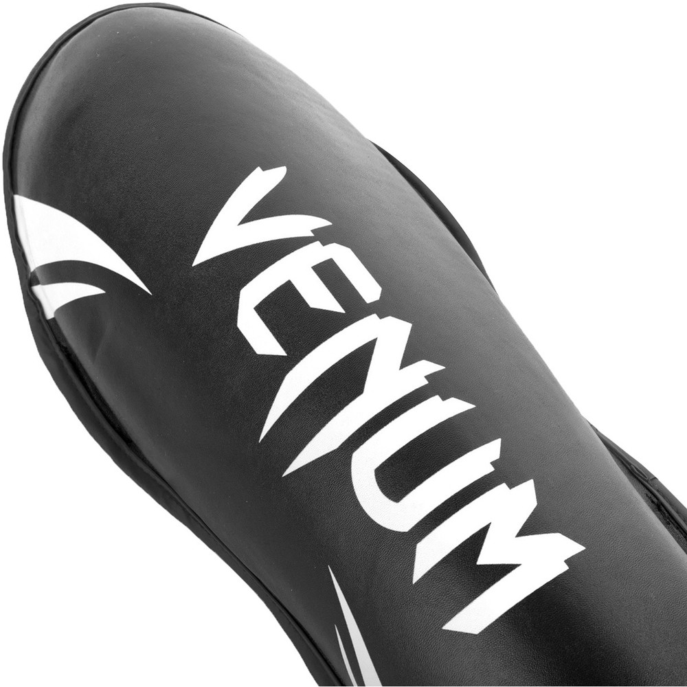 Venum Challenger Hook and Loop Shin Guards - Black