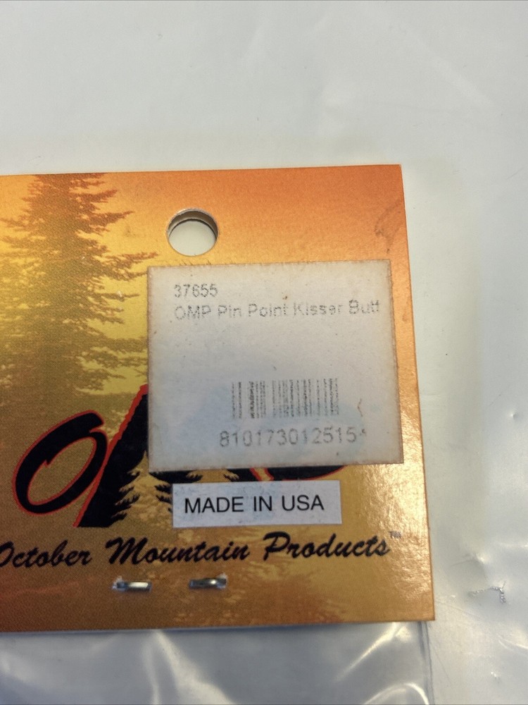 OMP Pin Point Kisser Button 9/16" w/ Clips! archery string bow hunting