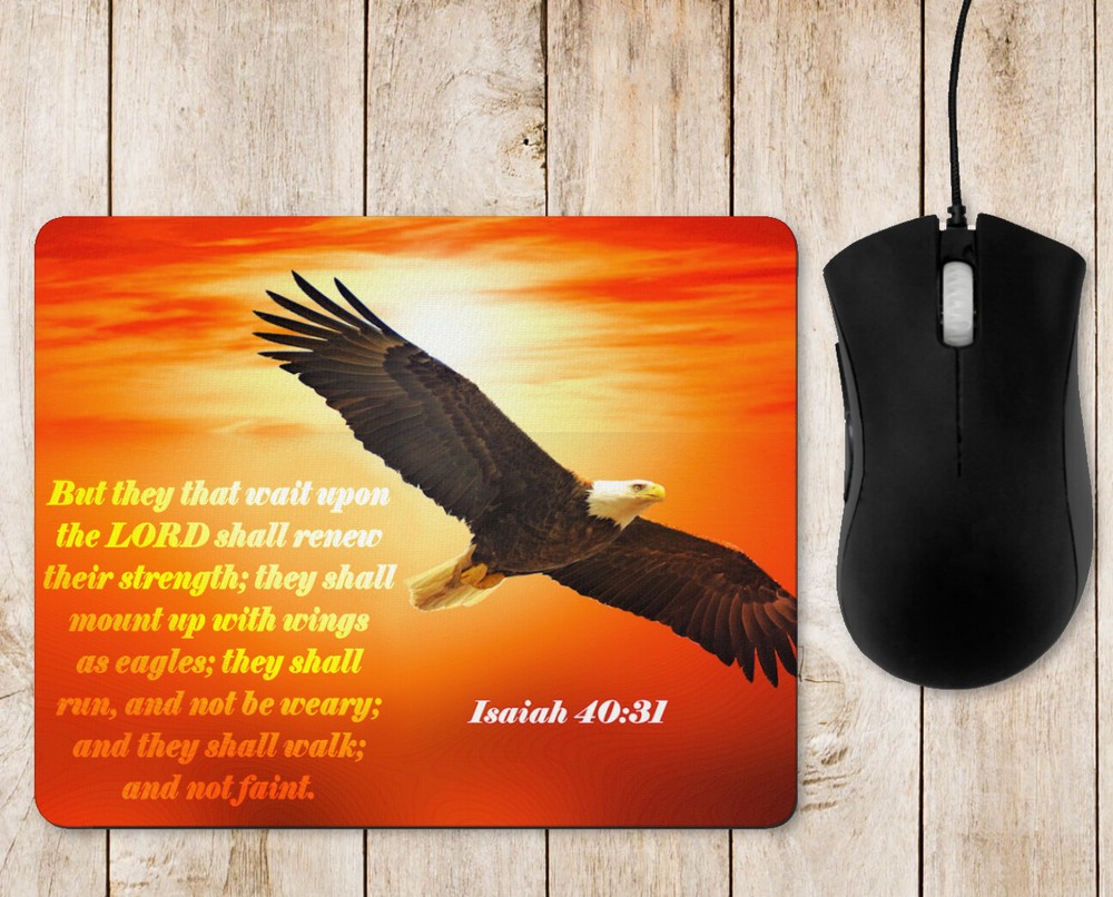 Eagle Isaiah 40:31 Mouse Pad