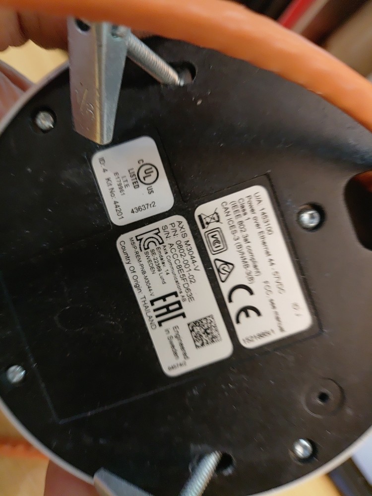 Axis M3044-V Network Mini Dome Camera