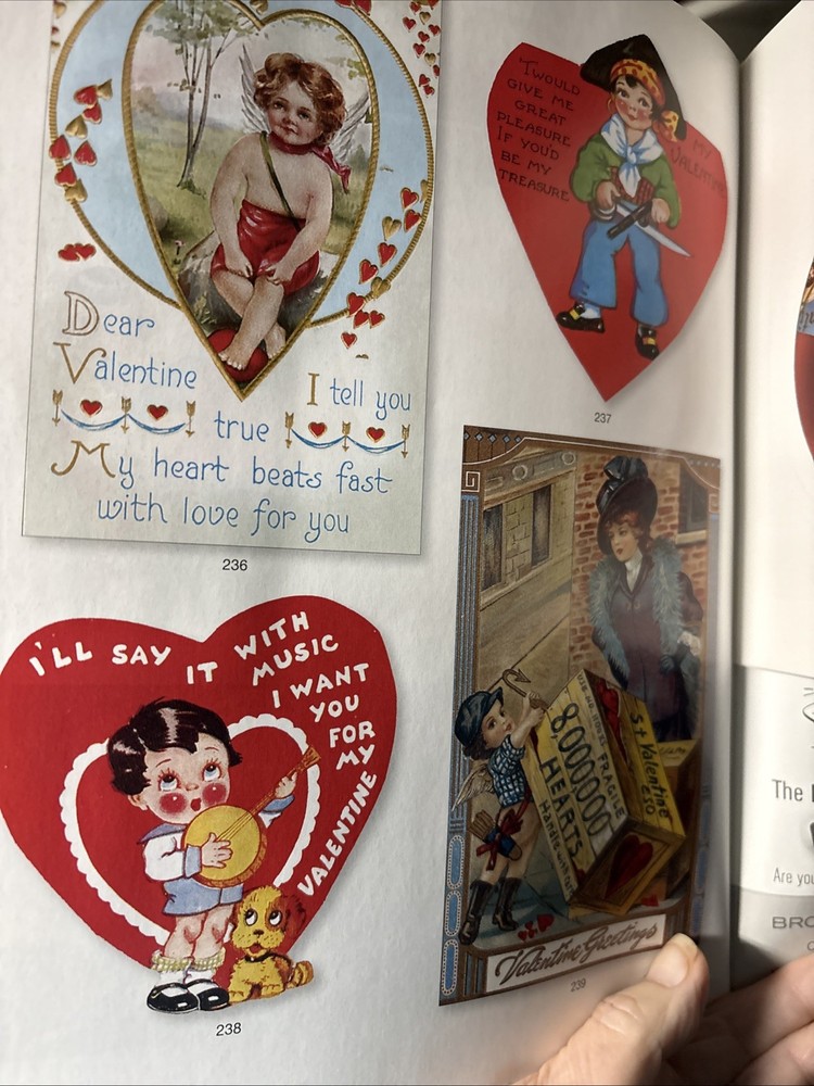 Vintage Valentines CD ROM & Book By Dover