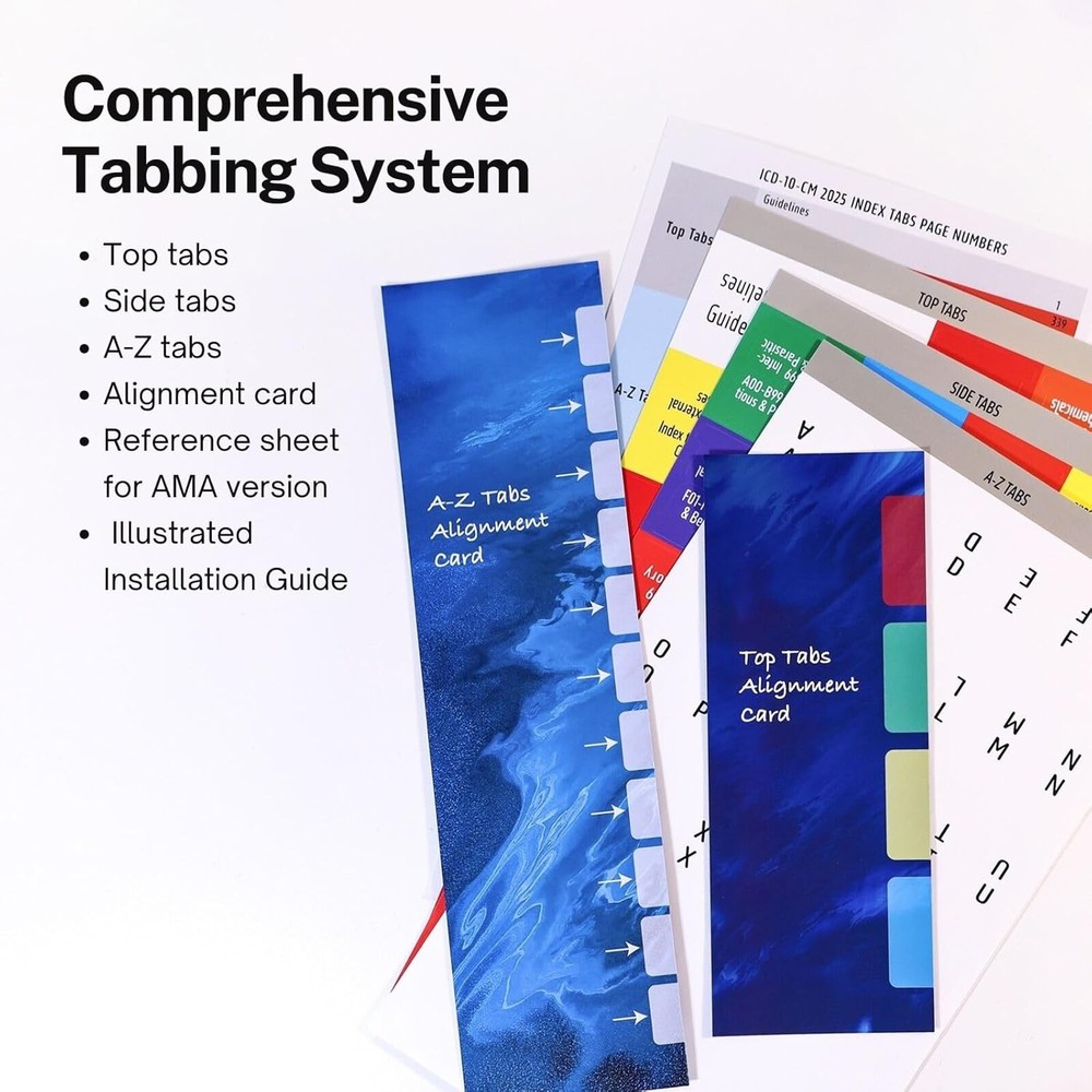 Index Tabs for ICD-10-CM 2025 The Complete Official Codebook - Navigate with...