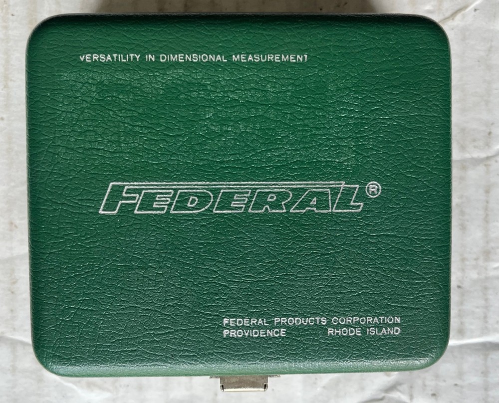 Federal Testmaster Dial Test Indicator w/Case (Model LT-6, 0.0001" Resolution)