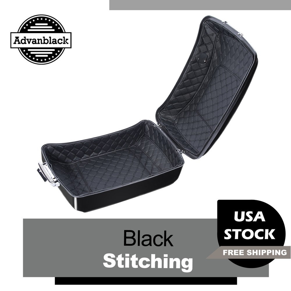 King Tour Pack Liner Black Thread Stitching For Advanblack King Touring Bag