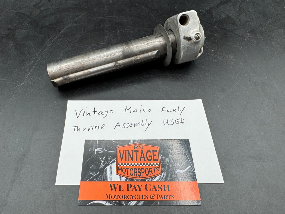 Vintage Maico Early Throttle Assembly Used