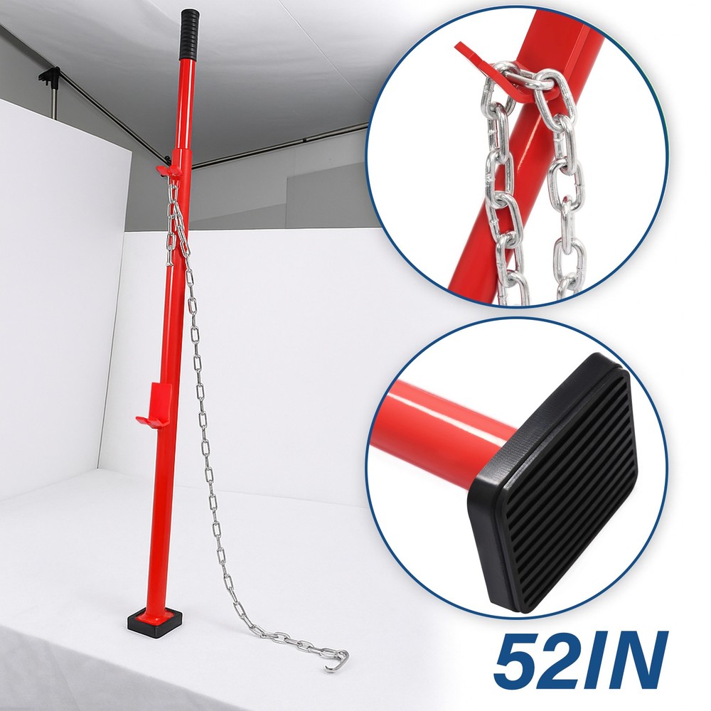 52in Pulling Stick Body Kit-J-hooks Panel Bumper Repair Bar Alignment Tool Steel