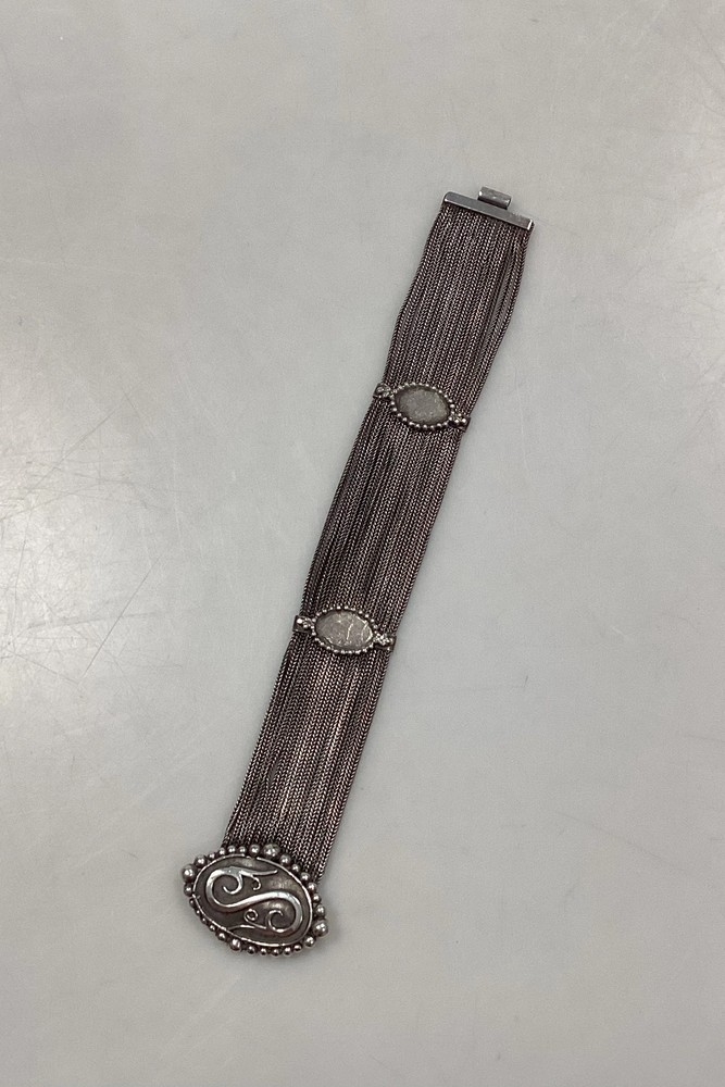Sterling Silver Bracelet with Ornamentation