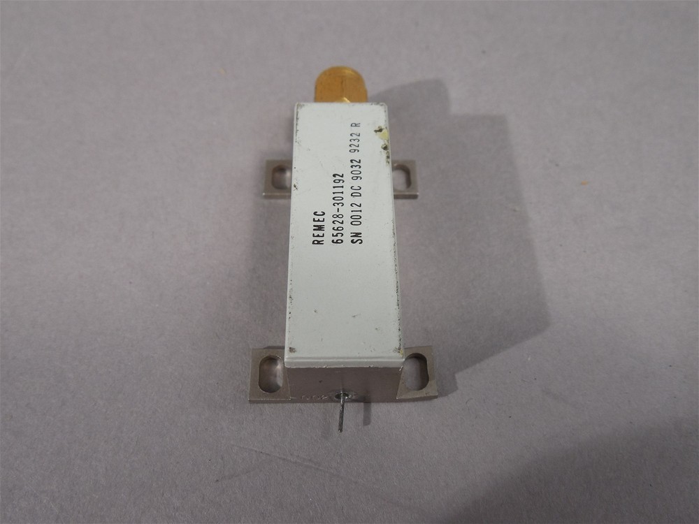 Remec 65628-301192 RF Microwave Filter - USED