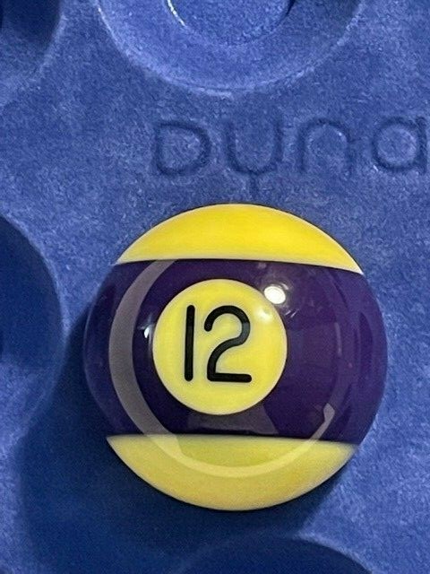 Replacement Dynasphere Gold 12 Pool Ball