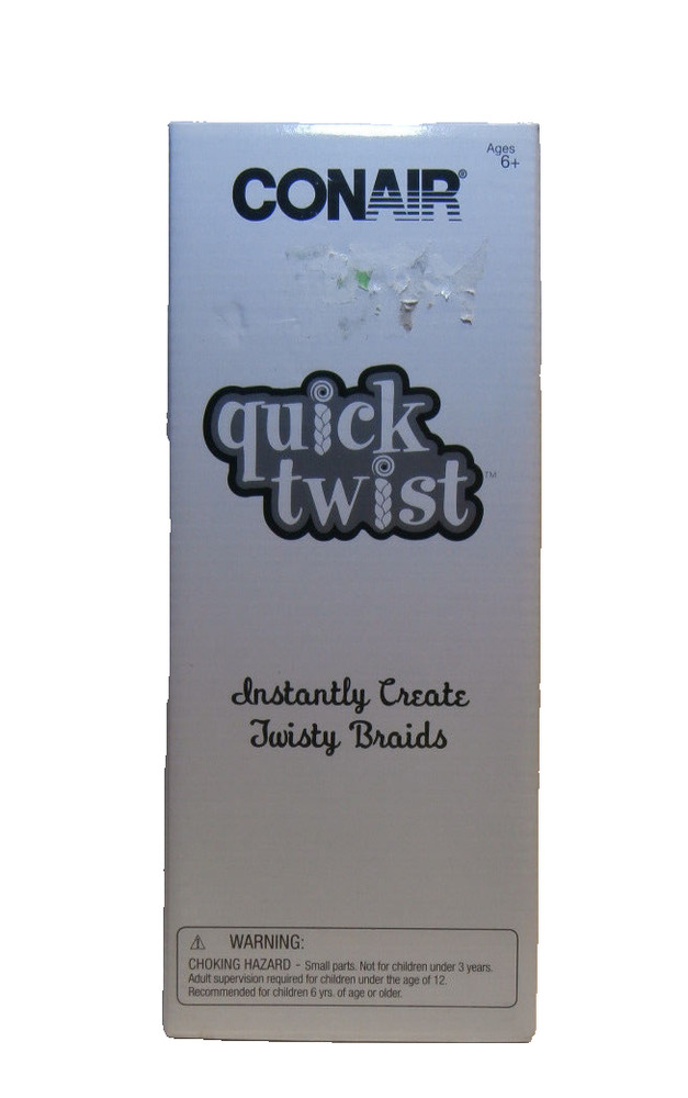 Conair Quick Twist Instatly Create Twisty Braids BRAND NEW BOX All Tools include