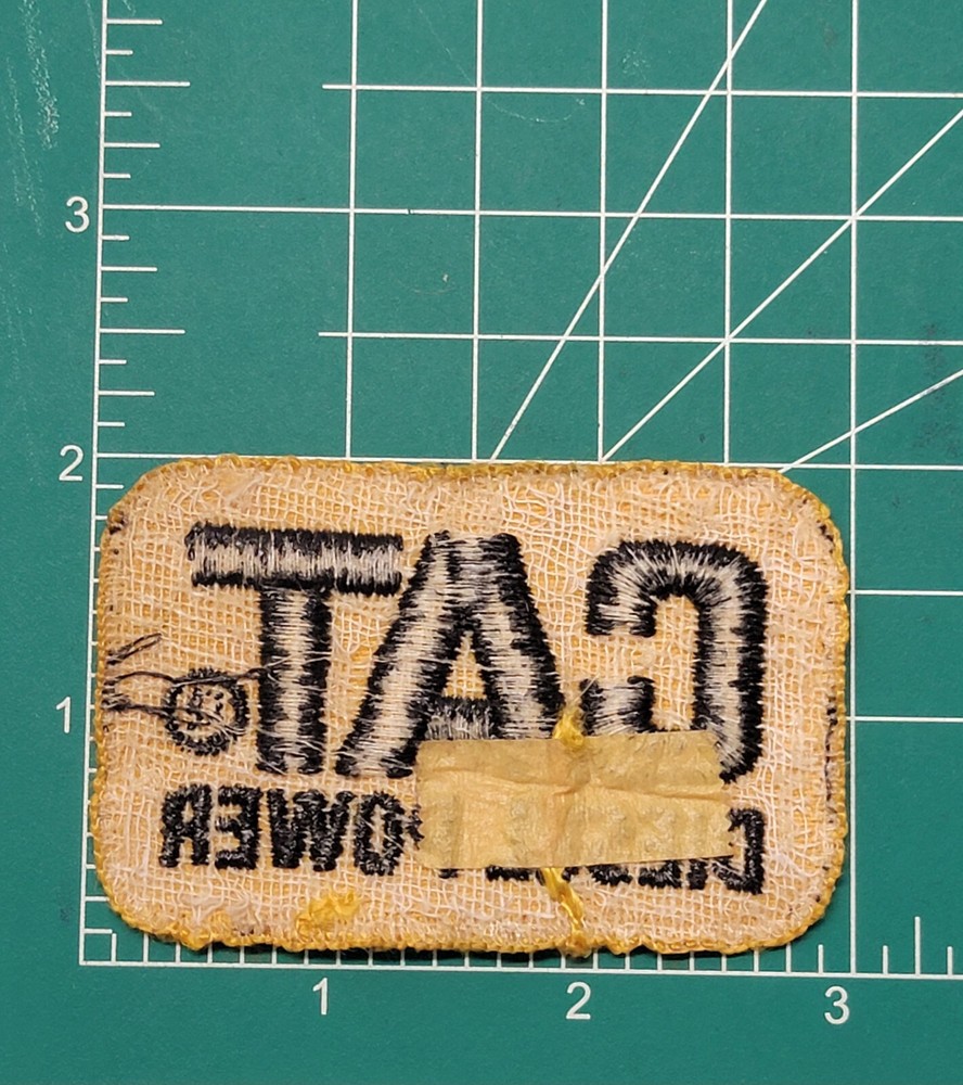 VINTAGE CAT DIESEL PATCH