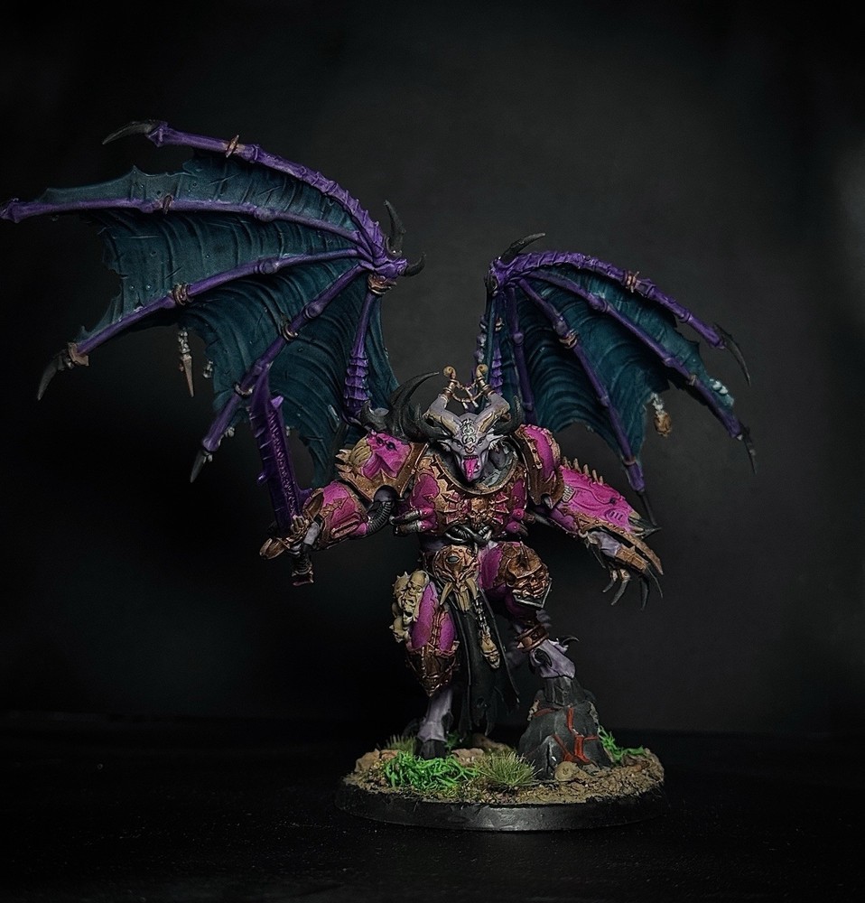 Warhammer 40k Daemon Prince Emperor’s Children (Winged) Commission